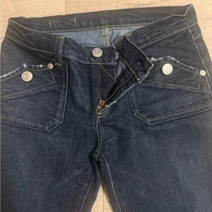 Rock $ Republic Dark Blue Women's Boot Cut Jeans Y2K